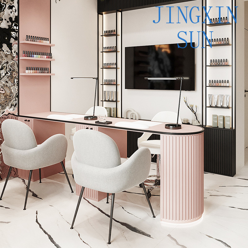 맞춤형 핑크 뷰티 살롱 3D 인테리어 디자인 모던 전문 - Interior Design Nail Salon 리뷰 및 가격