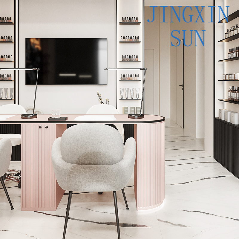 맞춤형 핑크 뷰티 살롱 3D 인테리어 디자인 모던 전문 - Interior Design Nail Salon 리뷰 및 가격