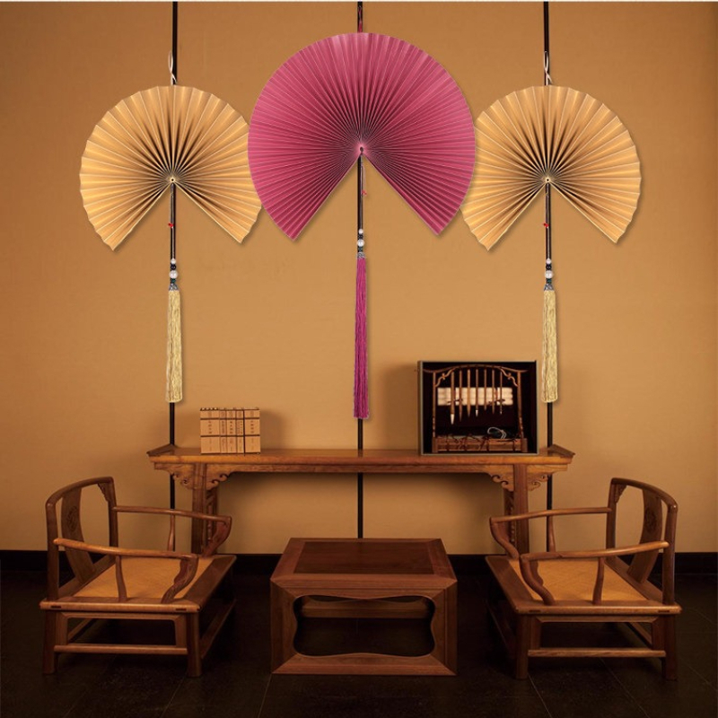 40/60/80cm 중국 스타일 장식 팬 TV 배경 벽 - Interior Design Home Decor 리뷰 및 가격