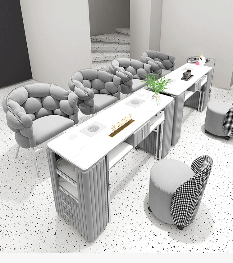 인테리어 디자인 매니큐어 테이블 및 의자 세트, 전문  - Interior Design Nail Salon 리뷰 및 가격