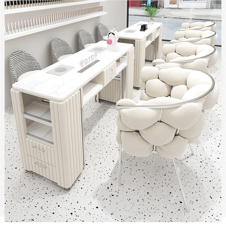 인테리어 디자인 매니큐어 테이블 및 의자 세트, 전문  - Interior Design Nail Salon 리뷰 및 가격