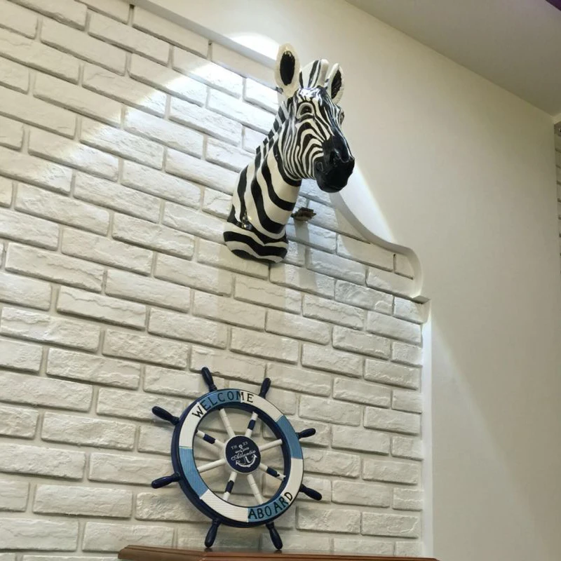 MGT-벽 장식 조각 얼룩말 머리 동상, 홈 인테리어  - Interior Design Home Decor 리뷰 및 가격