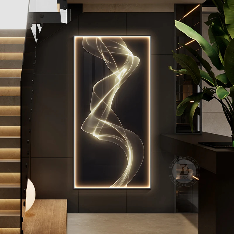 현대 라인 벽 램프 디자이너 Led 조명 인테리어 그림 - Interior Design Kitchen And Living Room 리뷰 및 가격