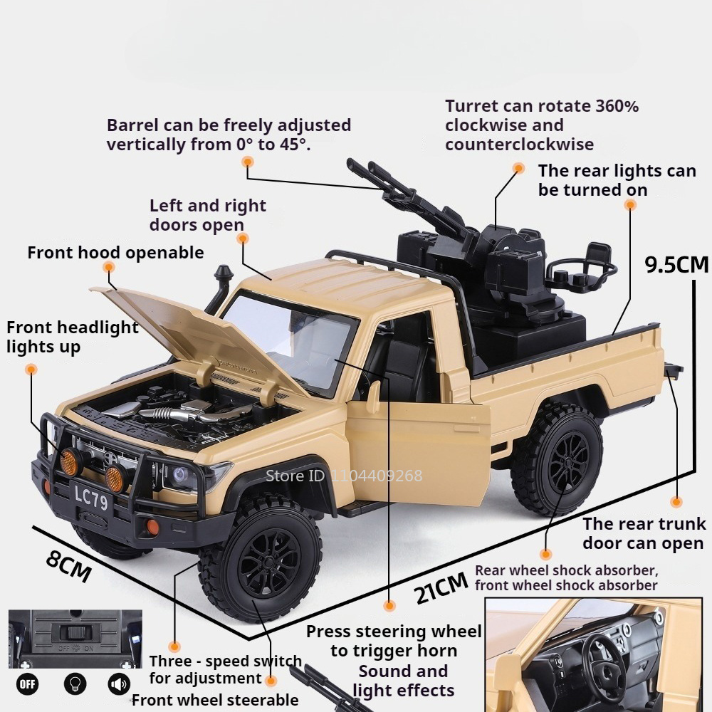 1:24 스케일 LC79 FJ 크루저 모형 자동차 장난 - Interior Design Examples 리뷰 및 가격