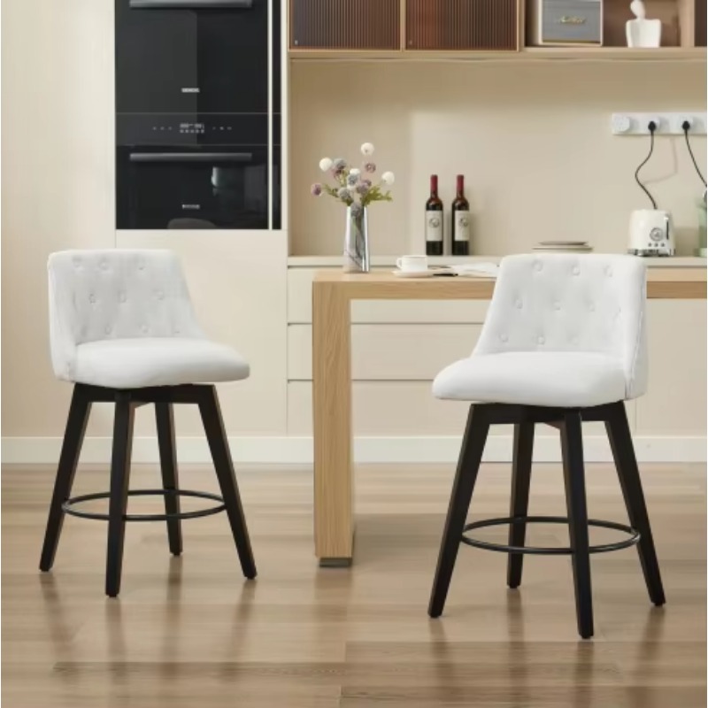 모던 스타일 패브릭 바 스툴 검정색 다리 현대적인 인테 - Interior Design Kitchen And Living Room 리뷰 및 가격
